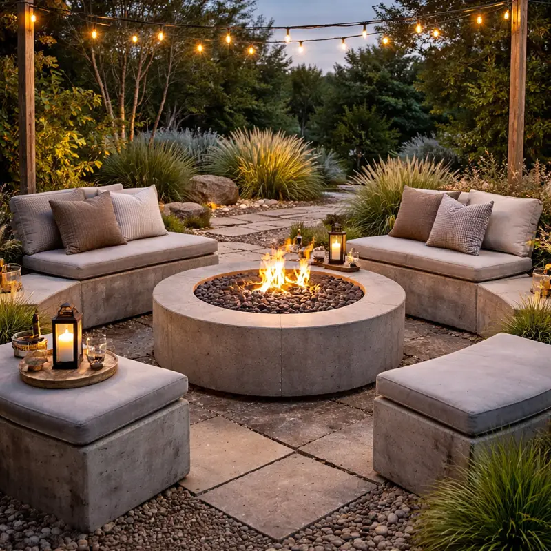 Зоны кострища