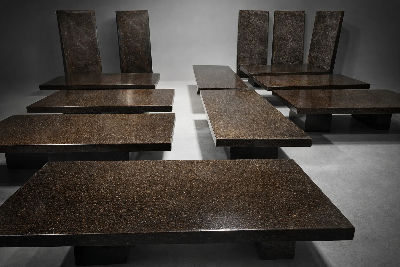 Банные скамьи в городской бане города Логойска